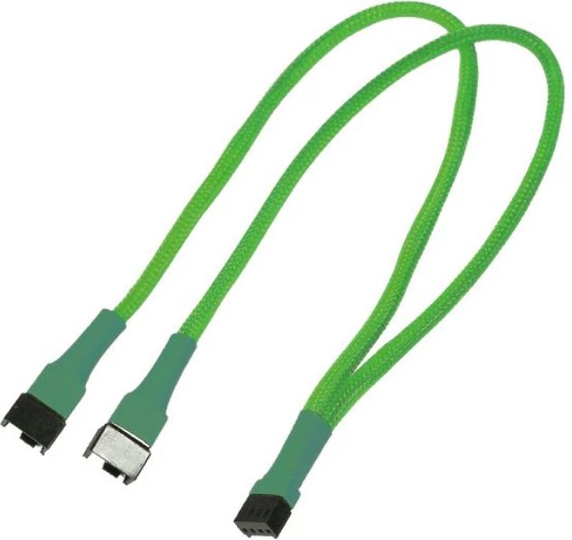 

Разветвитель Nanoxia NXPWY30NG для вентиляторов 4-pin PWM в 2 х 4-pin PWM, 30 см, неоновый зеленый, NXPWY30NG