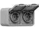 фото Розетка двухместная с заземлением  EKF BT1-SOG-211 в Санкт-Петербургe
