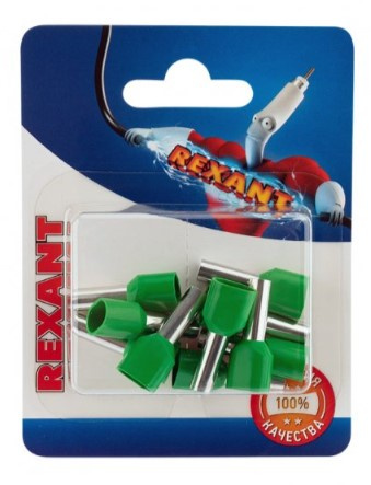 Изображение товара Наконечник Rexant 06-0412-A для кабелей, 26 мм, обжим, 6 мм²