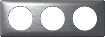 

Рамка Legrand 68923 Celiane 3-ая (2+2+2 мод) (алюминий), 68923
