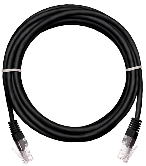 фото Кабель патч-корд U/UTP 5e кат. 10м Netlan EC-PC4UD55B-BC-PVC-100-BK-5 в Уфе