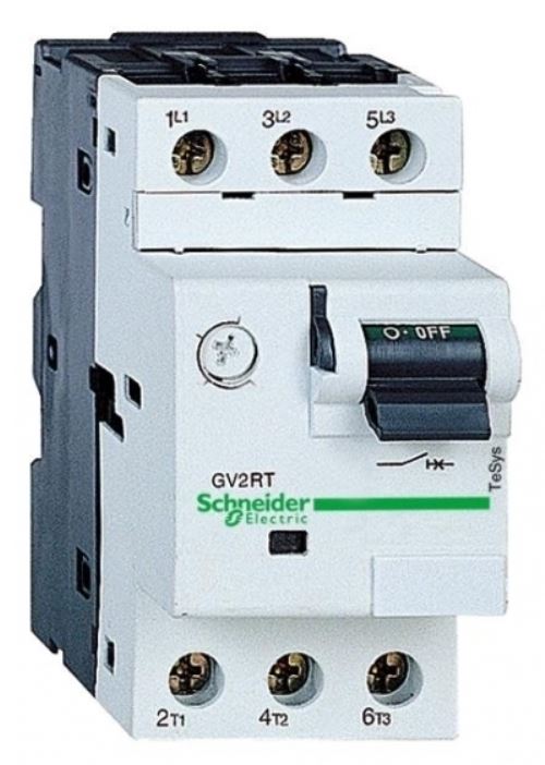 

Автоматический выключатель Schneider Electric GV2RT05 с комбинированным расцепителем (0,63-1А), GV2RT05