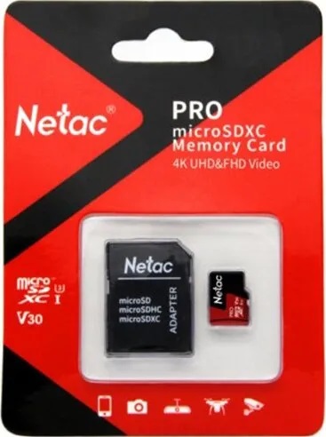 

Карта памяти 32GB Netac NT02P500PRO-032G-R MicroSDHC P500 Extreme Pro, SD adapter, retail, NT02P500PRO-032G-R