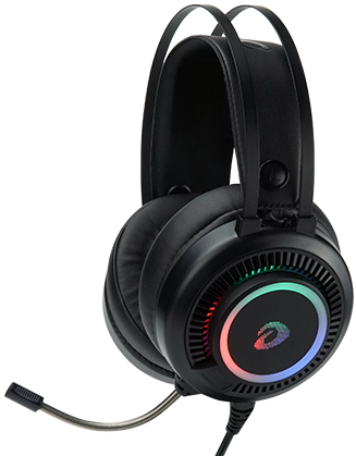 

Гарнитура Dareu EH416 Black USB+3.5mm игровая черная, подсветка RGB, подключение USB+3.5мм, EH416 Black USB+3.5mm