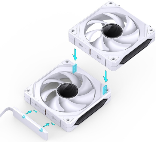 фото Вентилятор для корпуса JONSBO ZL-120W(3 in 1) в Уфе