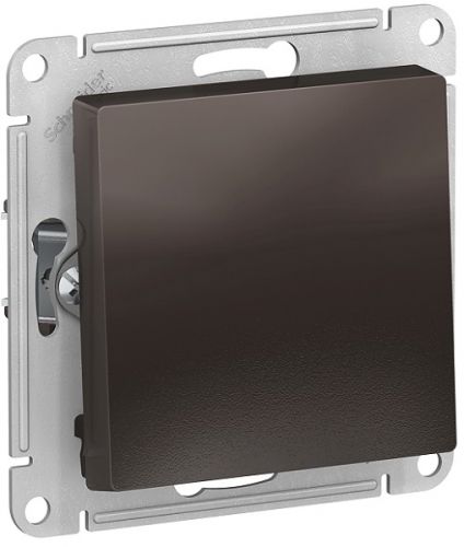 

Кнопка Schneider Electric ATN000615 AtlasDesign, нажимная, сх.1, 10АХ, механизм, мокко, ATN000615
