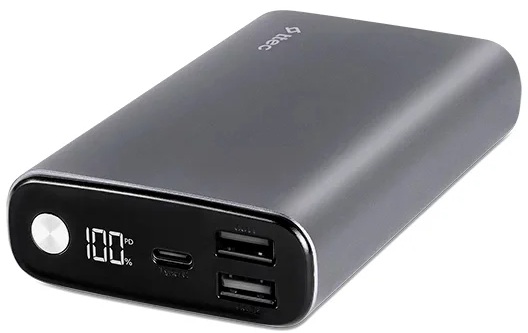 

Аккумулятор внешний портативный TTEC ReCharger Pro LCD 2BB216UG 15000mAh, PD 65W, 2*USB-A/USB-C, цвет: серый космос, ReCharger Pro LCD