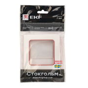 фото Рамка одинарная EKF EXM-G-304-20