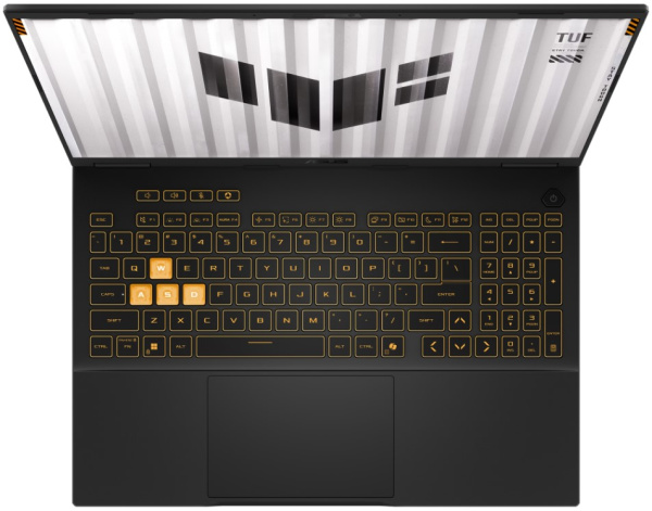 фото Ноутбук ASUS TUF Gaming F16 FX608JM-RV049 16" (Intel Core i5, 16Гб DDR5, SSD 512 Гб, GeForce RTX 5060, Без ОС) Серый [90NR0MI1-M002X0]