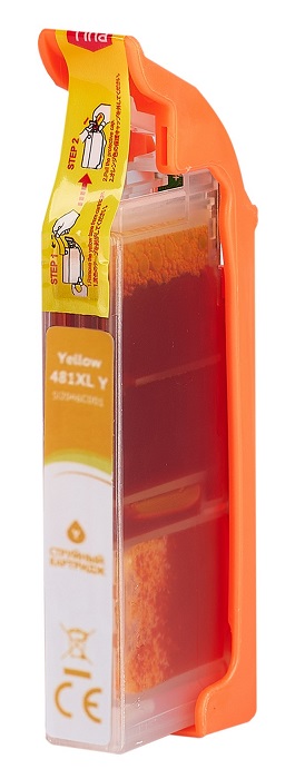 

Картридж струйный Sakura 2046C001 (481XL Y) для Canon PIXMA TS6140/TR8540/TS8140/TS9140, водорастворимый тип чернил, желтый, 824 к., 2046C001 (481XL Y)