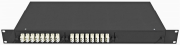 фото Кросс оптический стоечный TopLAN КРС-Top-1U-16LC/U-DX-OM4-BK