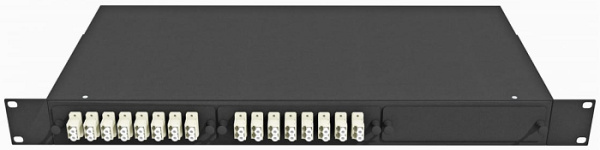 фото Кросс оптический стоечный  TopLAN КРС-Top-1U-16LC/U-DX-OM4-BK в Уфе
