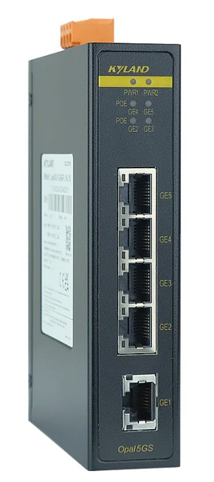 

Коммутатор неуправляемый Kyland Opal5GS 302220105 un-managed Switch, support 1*10/100/1000M RJ45 port and 4* 10/100/1000M RJ45 PoE port, 24VDC, redund, Opal5GS