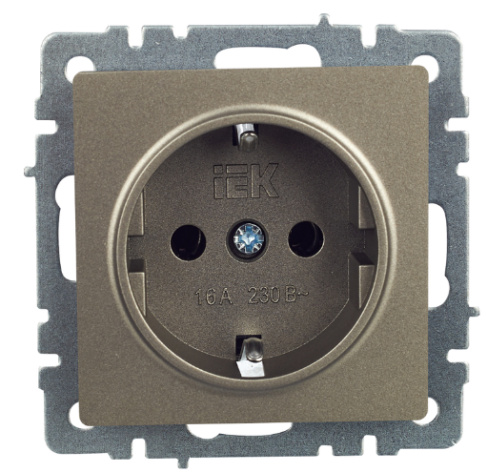 фото Розетка с заземлением  IEK BR-R11-16-K37 в Уфе