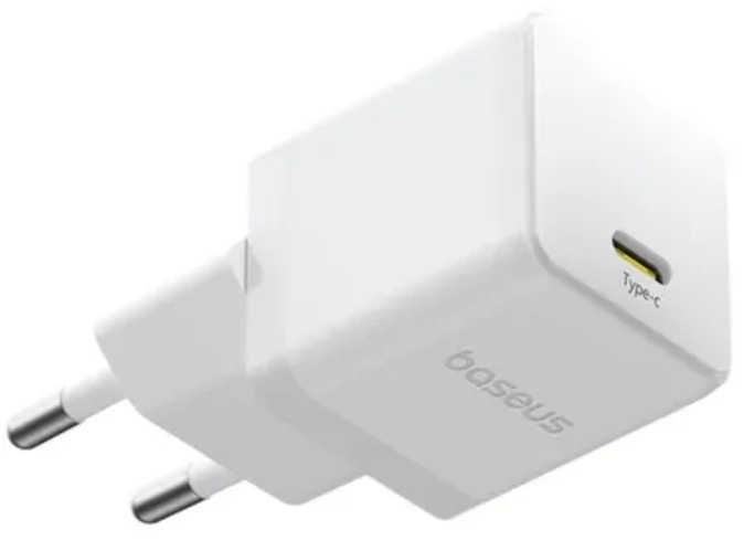 

Зарядное устройство сетевое Baseus Palm P10111605213-00 1C 30W EU Moon White, Palm