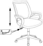 фото Кресло Бюрократ BUROKIDS 1 W-STICKBL