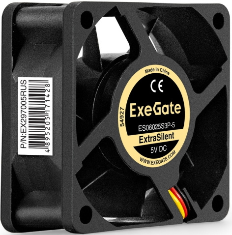 фото Вентилятор для корпуса Exegate ExtraSilent ES06025S3P-5 в Уфе