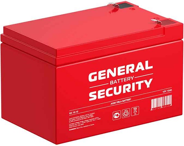 

Аккумулятор General Security GS12-12, GS12-12