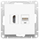 фото Розетка HDMI  EKF UP1-SOW-HDMI+RJ45 в Воронеже