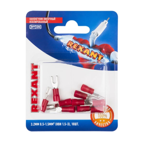 Изображение товара Наконечник Rexant 06-0402-A для оконцевания проводов медных и алюминиевых