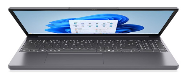 фото Ноутбук Lenovo IdeaPad Slim 3 15IRH10 15.3" (Intel Core i5, 16Гб DDR5, SSD 512 Гб, UHD Graphics, Без ОС) Серый [83K100MLLK]