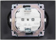 фото Розетка двухместная с заземлением в сборе IEK SK-R24-16-K48-F в Казани
