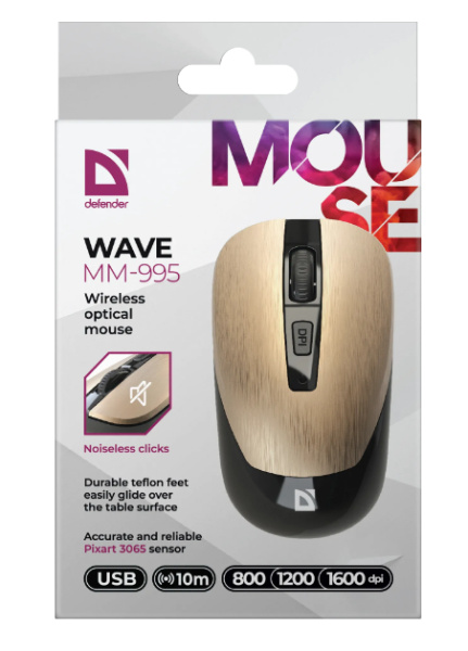 фото Мышь Wireless Defender Wave MM-995 в Уфе