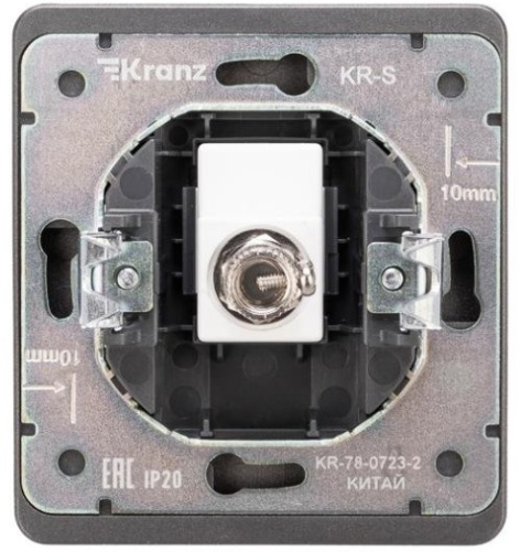 фото Розетка телевизионная  KRANZ KR-78-0723-2 в Омске