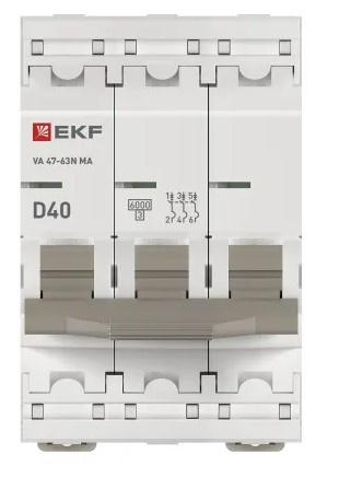 фото Автоматический выключатель  EKF M63MA6340D в Екатеринбурге