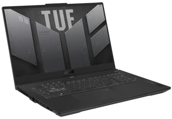 фото Ноутбук  ASUS TUF F17 FX707VUR-HX225 в Уфе 17.3 ", Core i5, 16 Гб RAM, 512 Гб SSD, GeForce RTX 4050, Серый