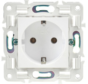 фото Розетка с заземлением IEK SK-R11-16-K01