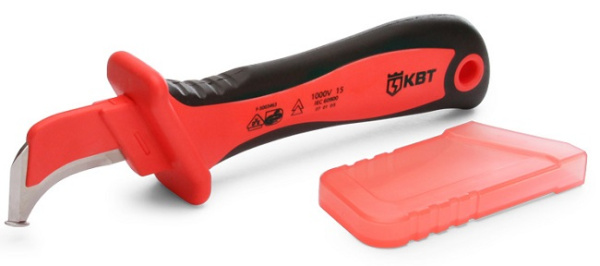 Изображение товара Диэлектрический нож КВТ 70316 для снятия оболочки кабелей