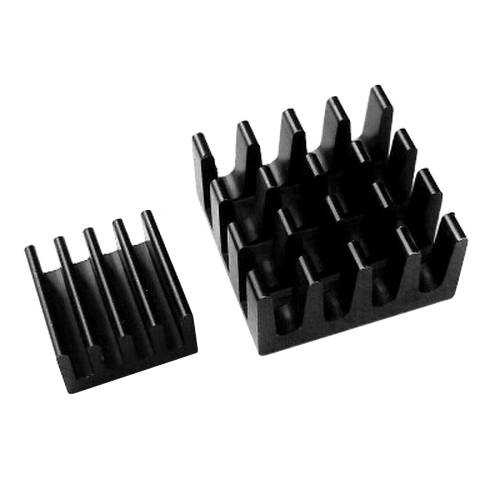

Радиатор ACD RA027 Black Aluminum, набор 14*14*7мм + 9*9*5мм, for Raspberry Pi3 B, Pi3 B+, Pi4, RA027