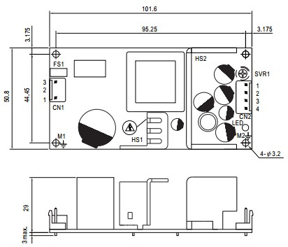 фото Преобразователь AC-DC сетевой Mean Well EPS-65-24 в Уфе