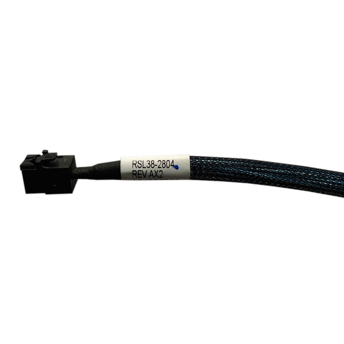 

Кабель Amphenol RSL38-2804 Slimline SASx4 (SFF8654) -to- HD MiniSAS x4 (SFF8643) 80cm, RSL38-2804