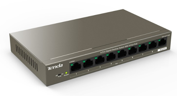 фото Коммутатор неуправляемый Tenda TEG1109P-8-102W в Казани