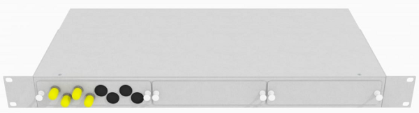 фото Кросс оптический стоечный  TopLAN КРС-Top-1U-04ST/U-OM2-GY в Самаре