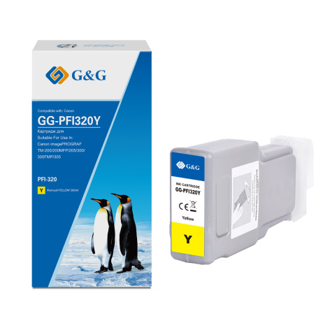 фото Картридж струйный G&G GG-PFI320Y в Санкт-Петербургe