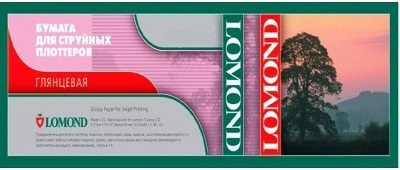 

Бумага широкоформатная Lomond 1204021 Бумага LOMOND XL Glossy Paper, ролик 610мм х50 мм, 200 г/м2, 30 метров., 1204021
