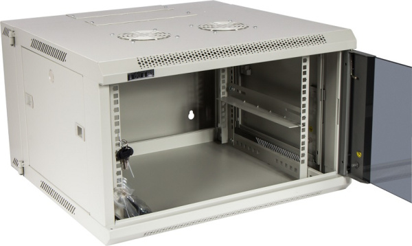 фото Шкаф настенный 19", 6U TWT TWT-CBW3G-6U-6x6-GY в Уфе