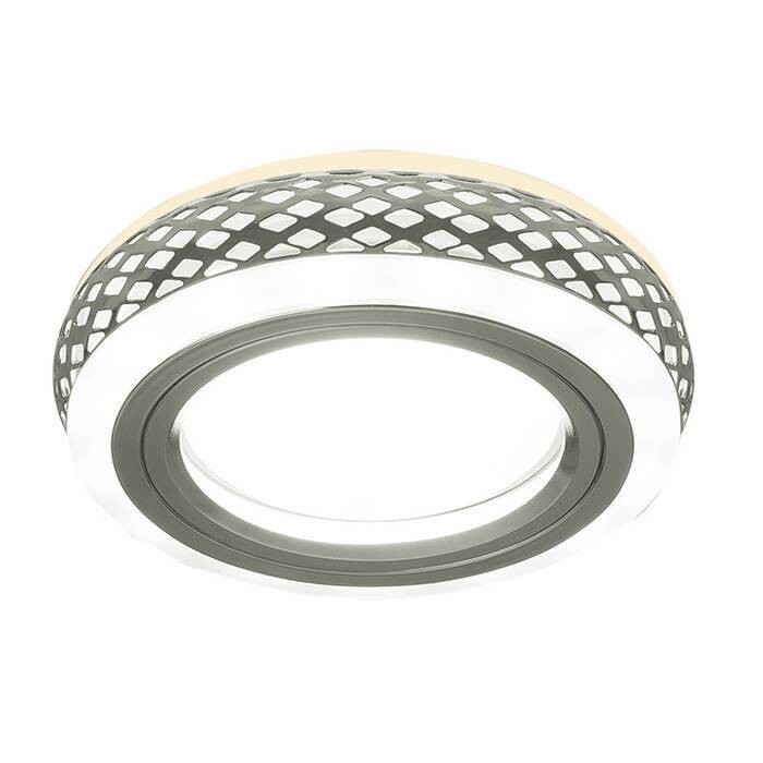 

Светильник Gauss BL085 кругл. хром/белый, Gu5.3, 3W, LED 3000K 1/40, BL085