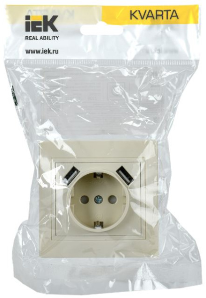 фото Розетка с заземлением  IEK KV-R14-16-U2-K33 в Красноярске