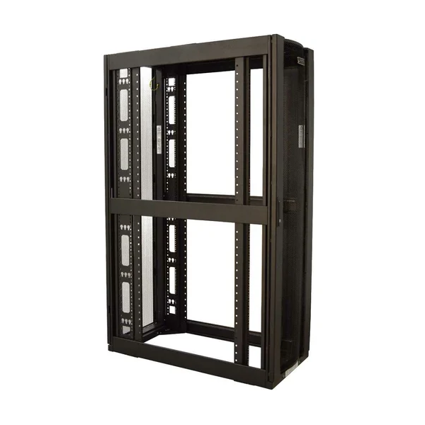 

Шкаф напольный 19", 48U Lanmaster LAN-DC-CBP-48Ux6x10 600x1070 мм, с перфорированными дверьми, без боковых панелей, черный, LAN-DC-CBP-48Ux6x10