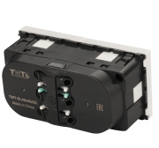 фото Розетка TWT TWT-EL45x45/2G-WH