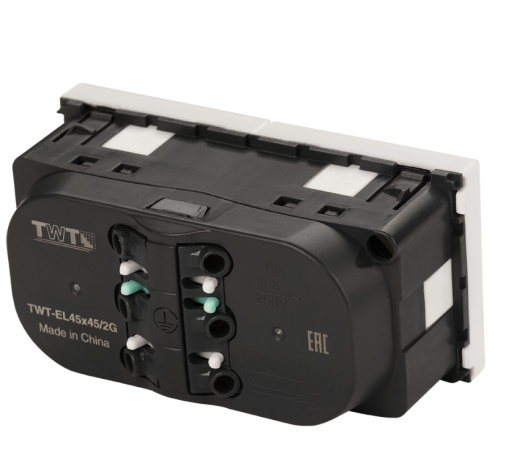 фото Розетка  TWT TWT-EL45x45/2G-WH в Уфе