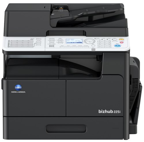 

МФУ монохромное Konica Minolta bizhub 225i ACN2021 А3, 22 стр/мин, до 15000стр/мес, 256Мб, лоток 250л, Bypass, Ethernet/USB 2.0, без крышки/тонера, bizhub 225i