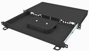 фото Кросс оптический стоечный TopLAN КРСв-Top-1U-24DSC/QLC-BK