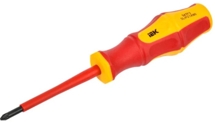 

Отвертка диэлектрическая IEK ARMA2L 3 A2L3-SC30-K3-ZS-10-080 PZ/SL1х80 К3, ARMA2L 3