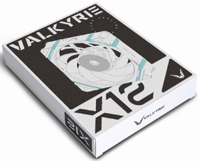 

Вентилятор для корпуса Valkyrie X12 ARGB Reverse Black HW X12ER 120mm, 4-pin PWM, 800-2150rpm, 80CFM, 29dBa, X12 ARGB Reverse Black