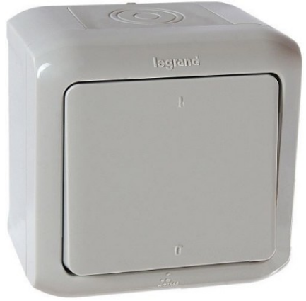 

Выключатель Legrand 782339 двухполюсный IP44 (серый), 782339